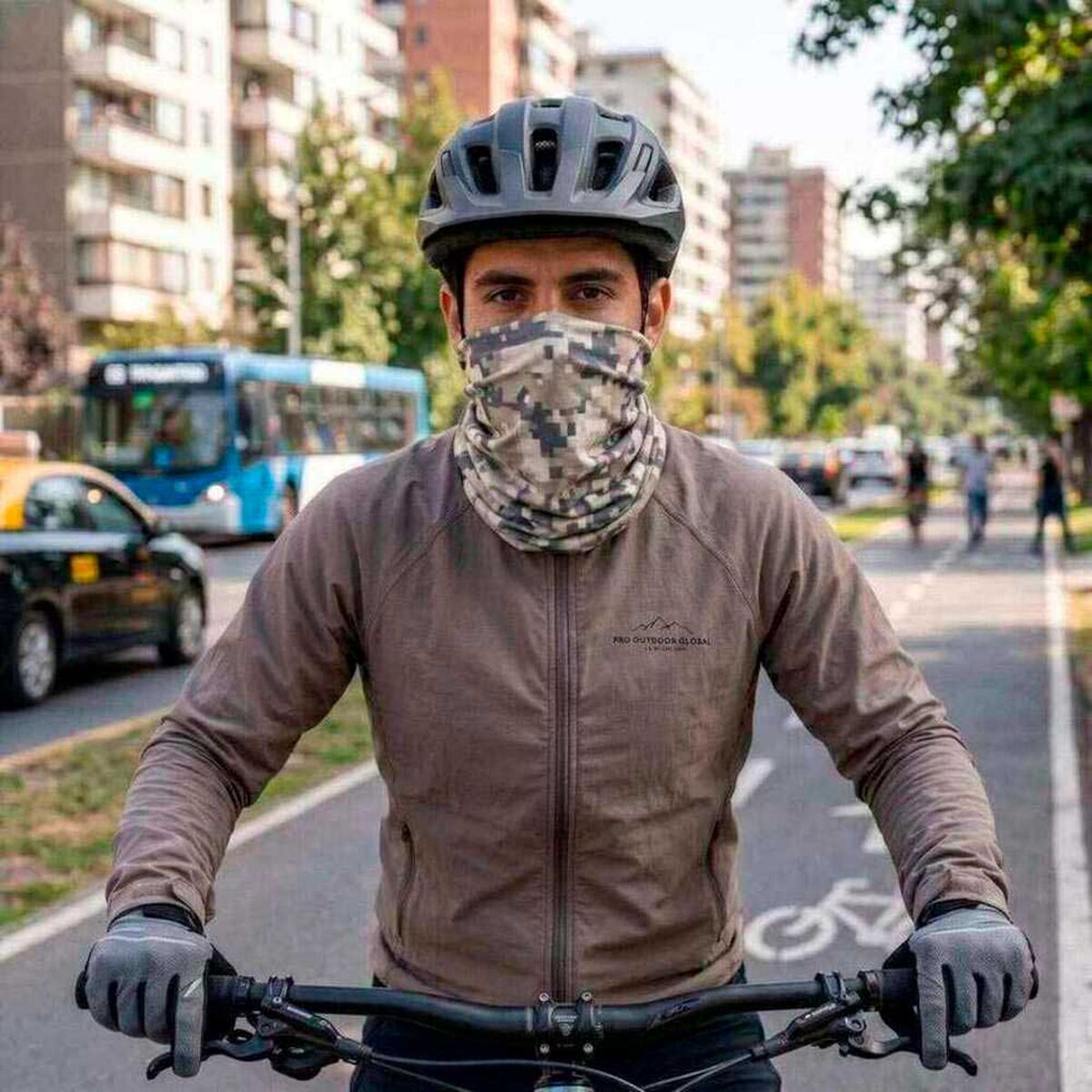 Bandana Outdoor Multifuncional Gris Pro Outdoor