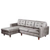 Sof&aacute; Cuero Latam Home N&aacute;poles Chaise Longue 2 Cuerpos Izquierdo