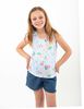 Polera Sin Manga de Algodón Niña Chess