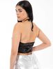 Polera Crop Sin Mangas Mujer Icono