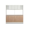 Mueble de Cocina CIC Ibiza 1 Cajón 8 Puertas Blanco Alpino