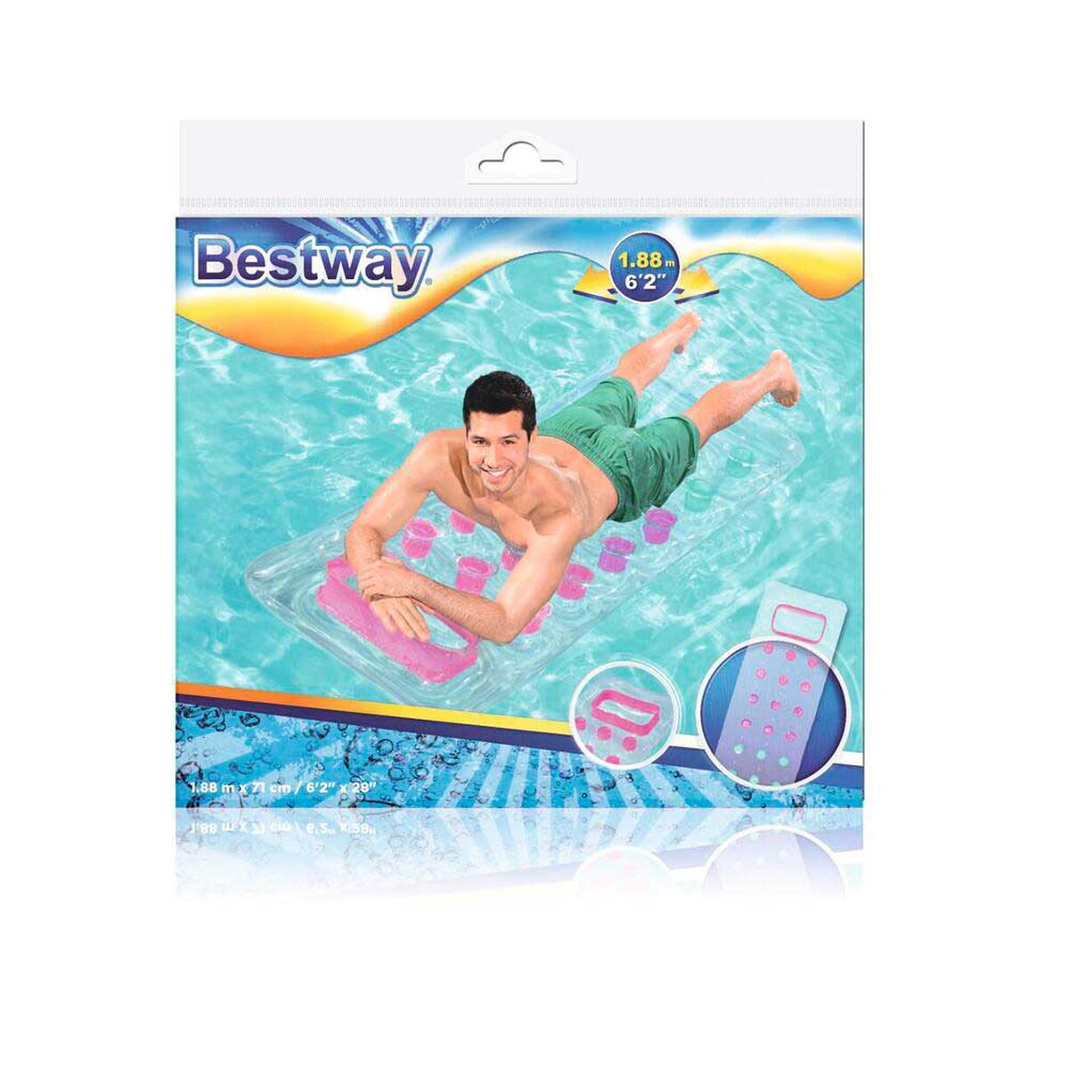 Colchoneta Inflable para Piscina Bestway 1 Persona