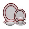 Vajilla Doral Royal 30 Piezas Rojo