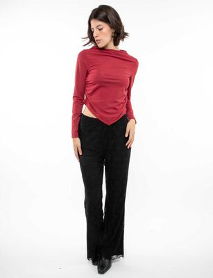 Imagen 2 del producto Pantalón Flare Mujer Zibel Negro
