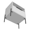 Velador TuHome White Collection 1 Cajón