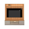 Home TV Di Poretti Design Magnuss Hasta 75" Caf&eacute; Claro