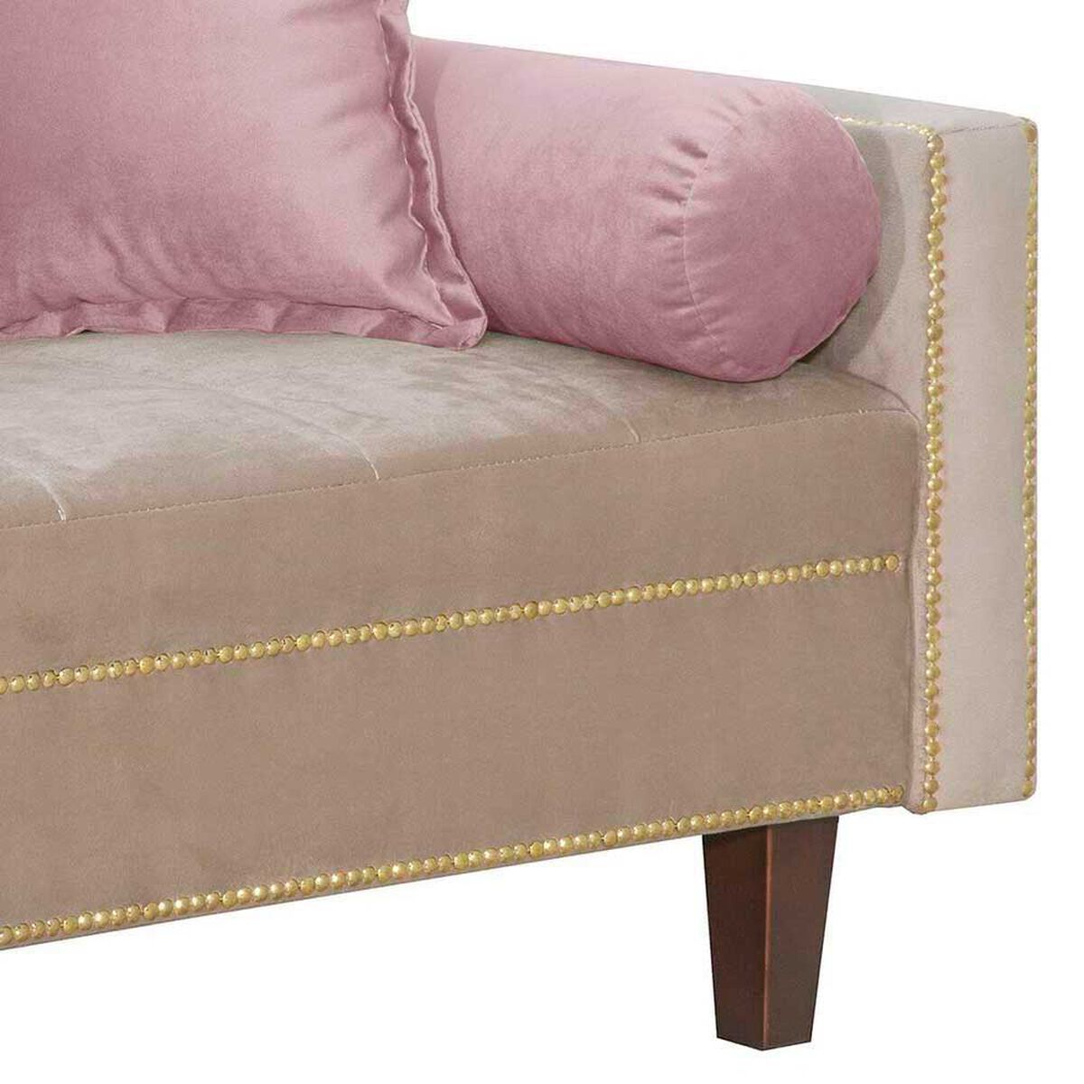 Fut&oacute;n Black Factory Vanguardia 3 Cuerpos Beige Rosa