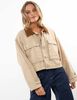 Chaqueta Crop Denim Mujer Icono