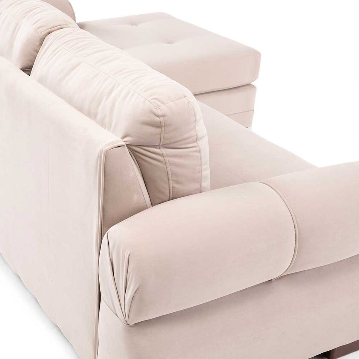 Sof&aacute; Seccional Living Factory Oregon 4 Cuerpos Beige