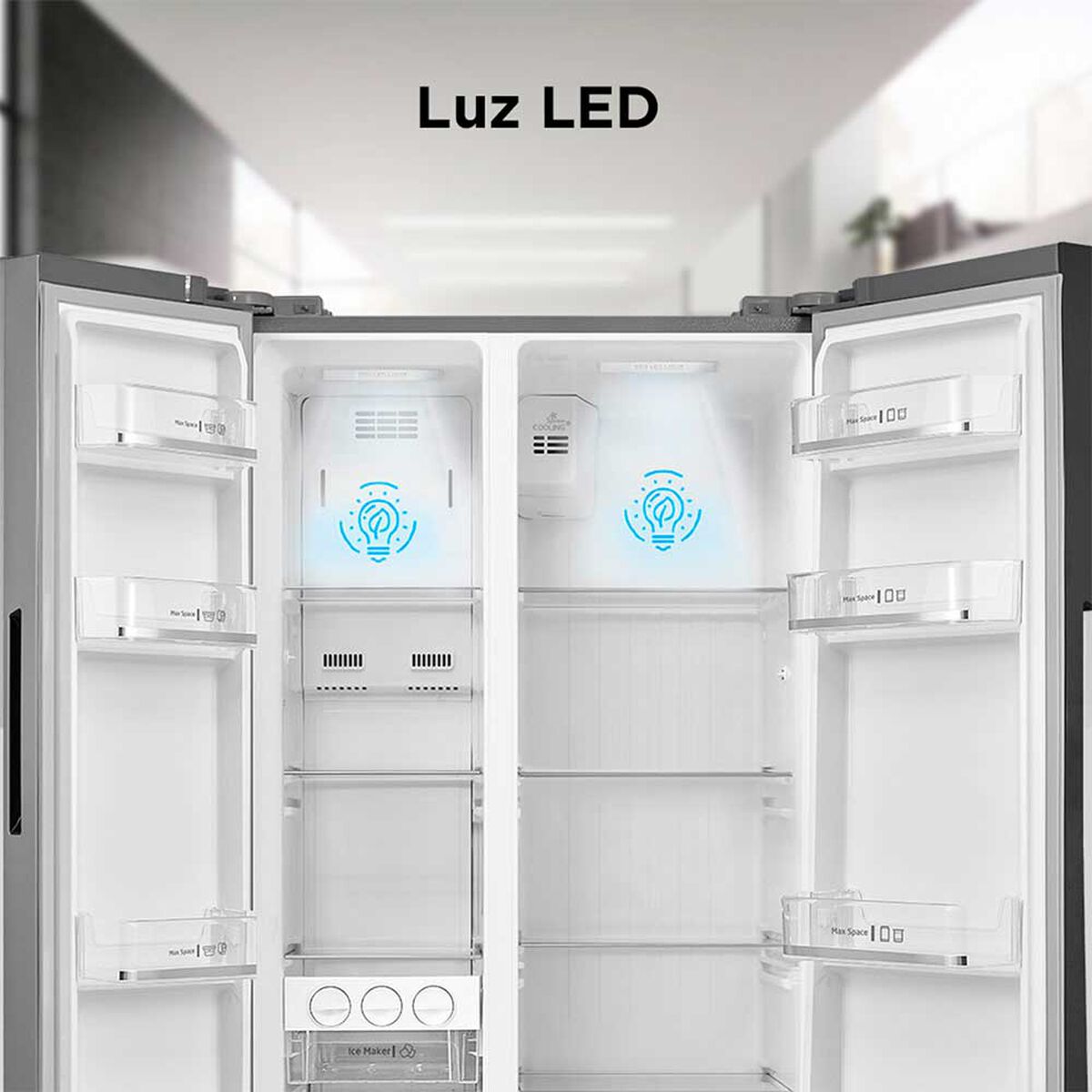 Refrigerador Side by Side Midea MDRS710FGE46 525 lts.