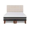 Cama Europea CIC Base Dividida King Balance + Respaldo Ebro
