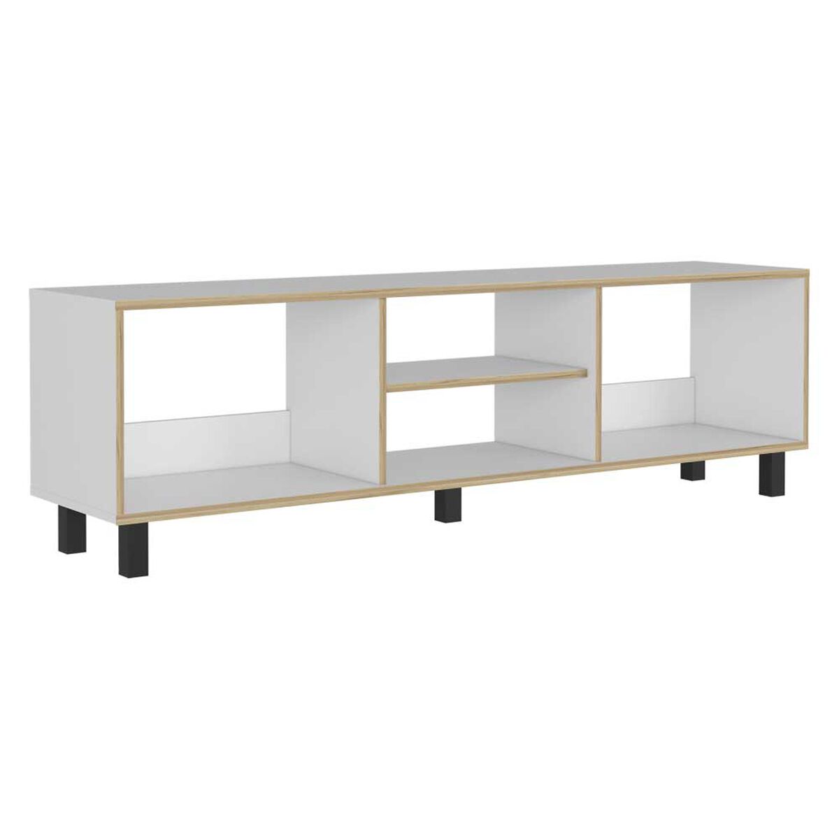 Rack TV TuHome Nomik Texas Blanco Hasta 70"