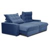 Sofá Reclinable Innovamuebles Magestic 2 Cuerpos Azul