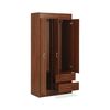 Closet Stanford 3 Puertas 2 Cajones Cerezo