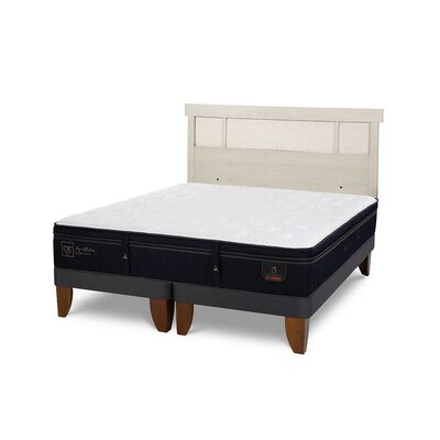 Imagen 2 del producto Cama Europea CIC Base Dividida King Súper Premium + Respaldo Dublin Alpino