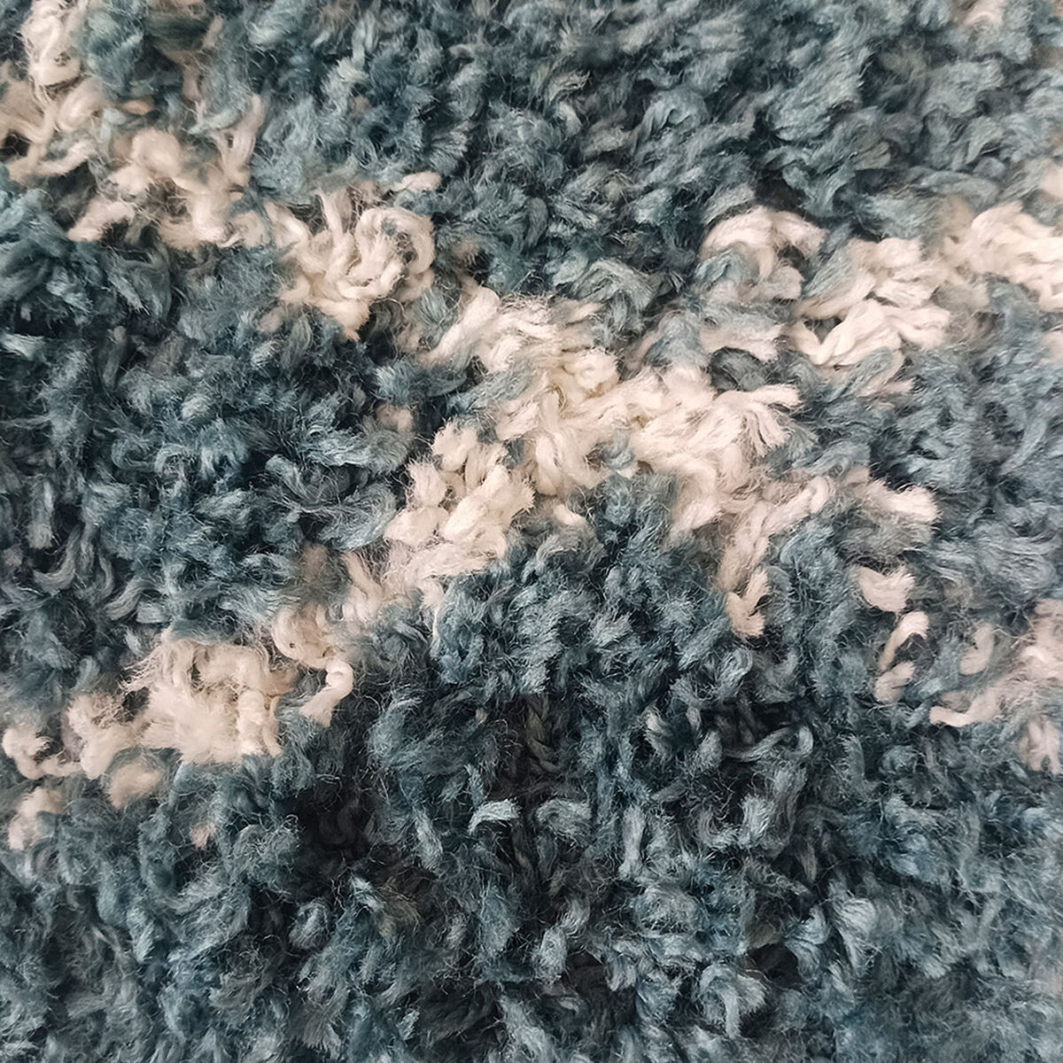 Alfombra Idetex Shaggy Guiza 70x200 cm Turquesa