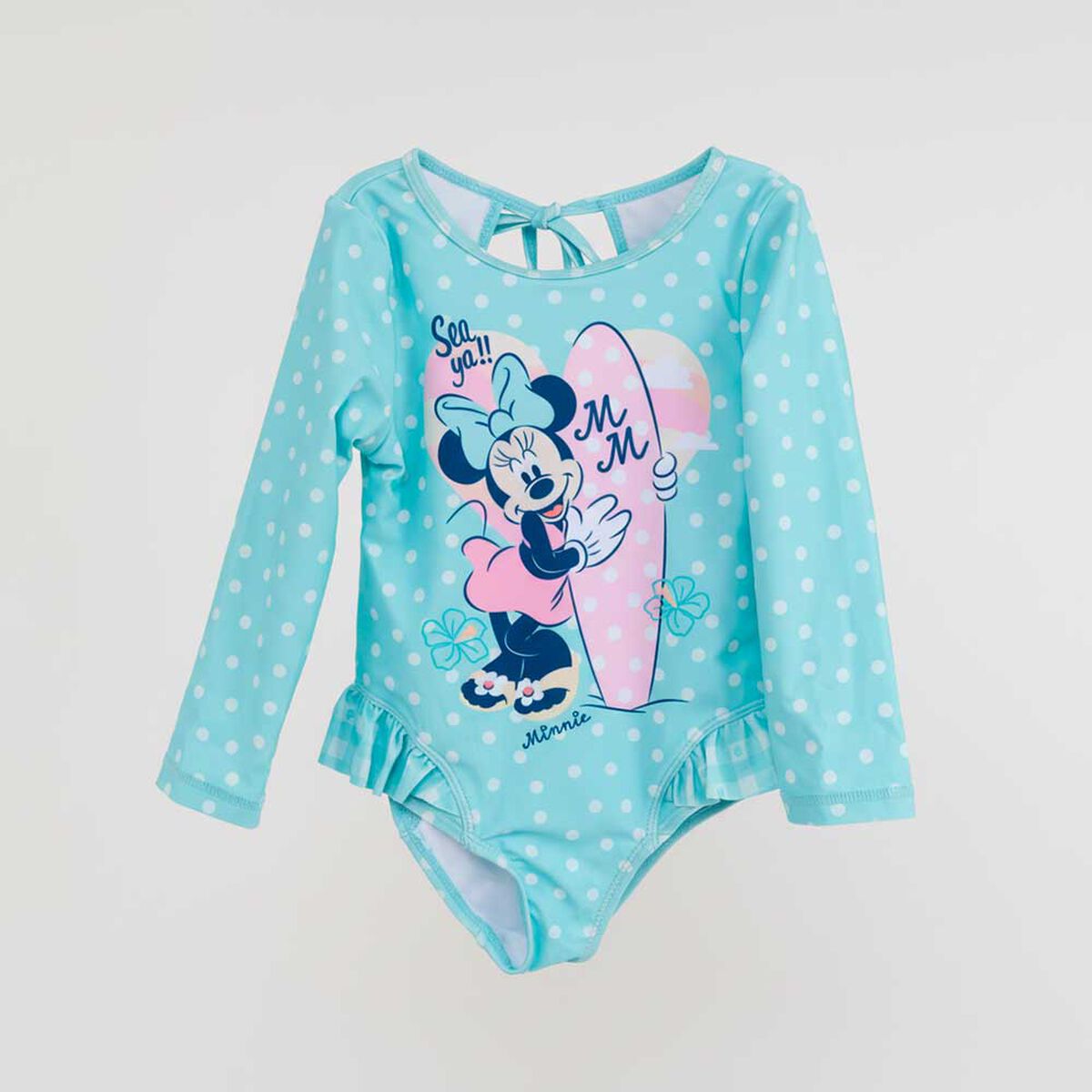 Traje de Baño Enterito Manga Larga Minnie