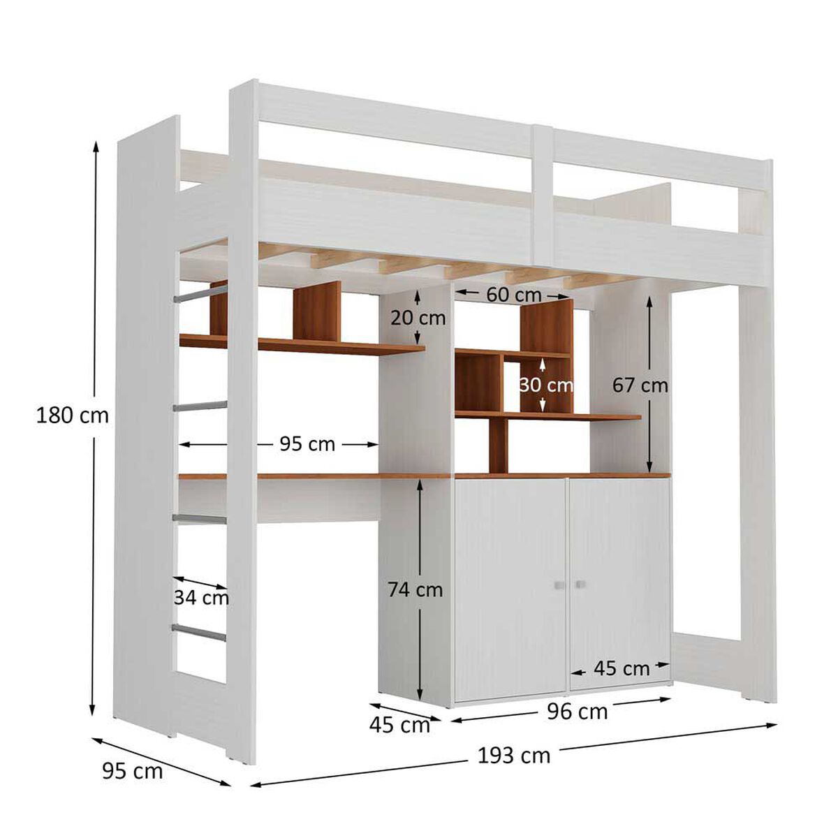 Camarote Altavision Cm1234 1 Plaza Blanco
