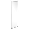 Espejo Marco Aluminio Vgo para Colgar Rectangular 120 x 30 cm Negro