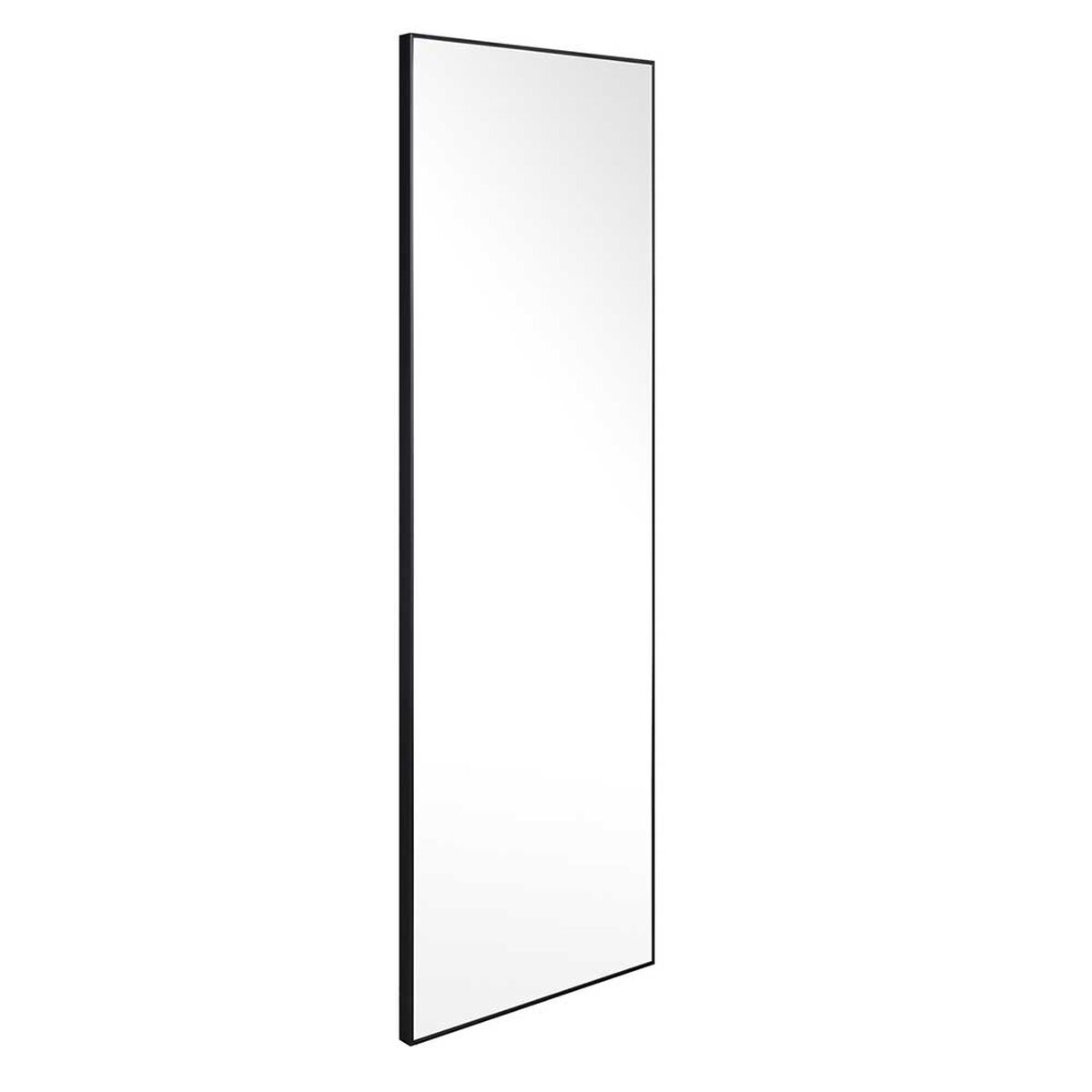 Espejo Marco Aluminio Vgo para Colgar Rectangular 120 x 30 cm Negro