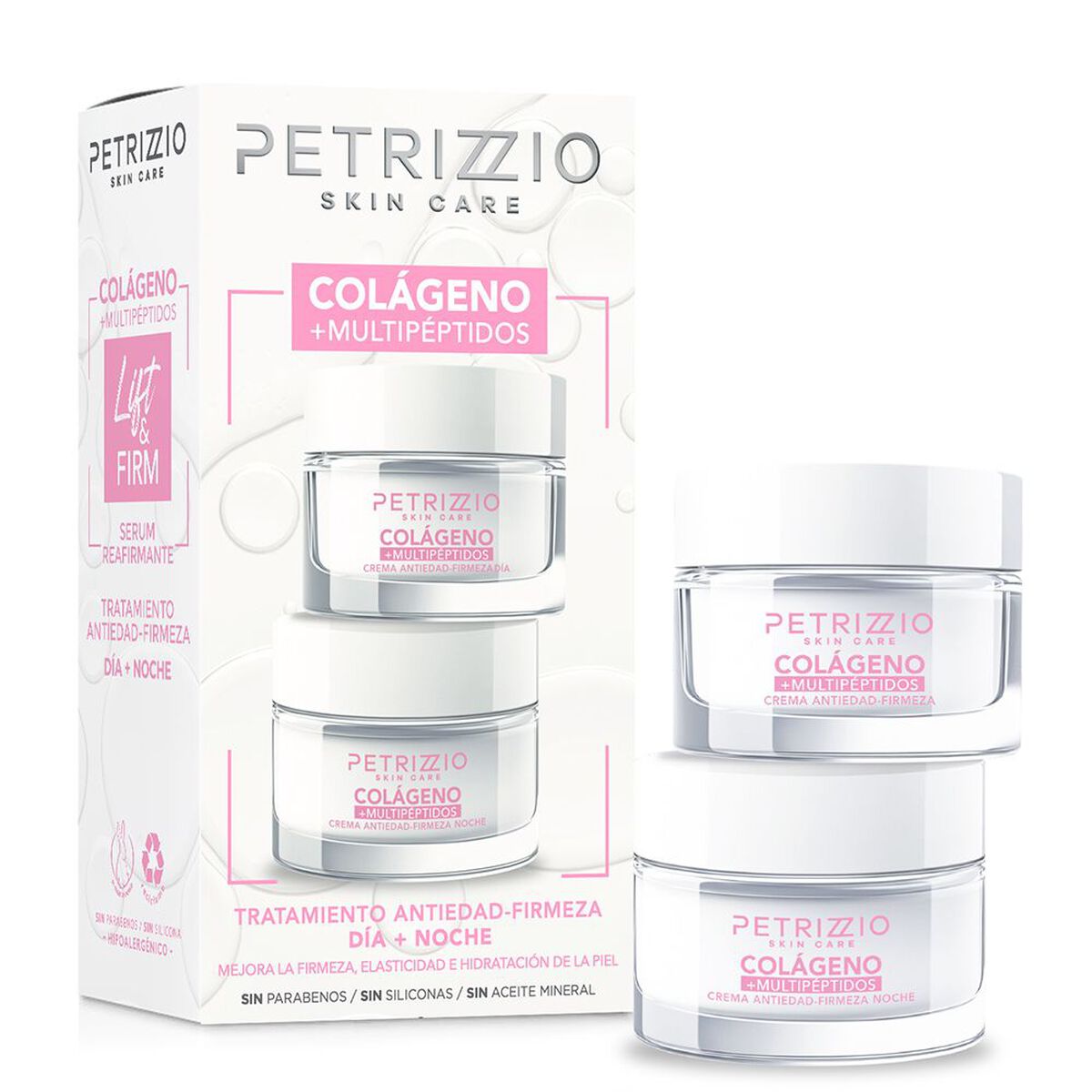 Set Crema D&iacute;a y Noche Lift & Fit Col&aacute;geno + Multip&eacute;ptidos Petrizzio