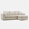 Sofá Seccional Barra Design Monaco Derecho 3 Cuerpos Beige