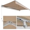 Toldo Terraza Retractil con Brazo Vincenzi 400 x 250 cm Beige