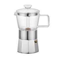 Cafetera de Vidrio Borosilicato Vitrex Crystal 1,2 lt