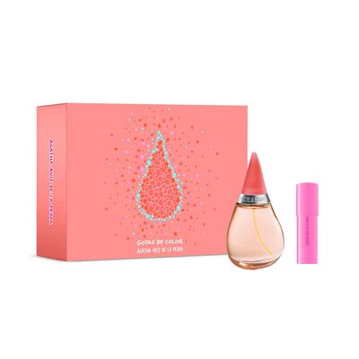 Set Agatha ruiz de la Prada Mujer Gotas de Color Eau de Toilette 50 ml + De beso en beso Eau de Toilette 10 ml