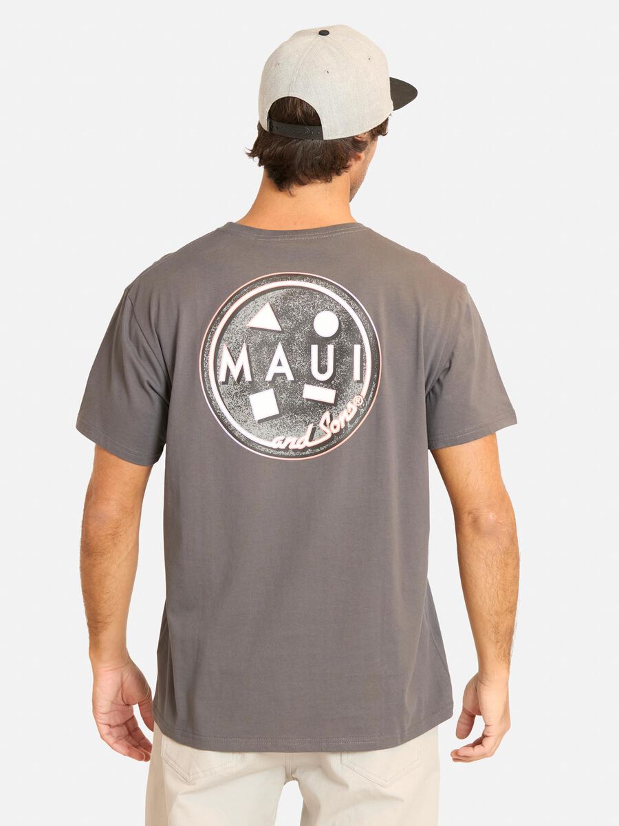 Polera Con Estampado Manga Corta Hombre Maui And Sons