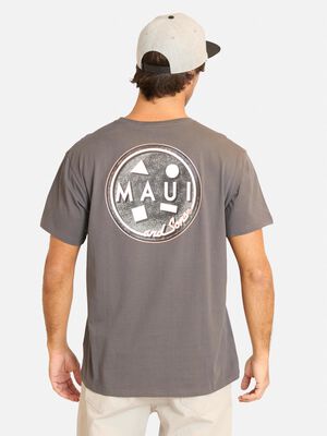 Imagen 2 del producto Polera Con Estampado Manga Corta Hombre Maui And Sons Gris
