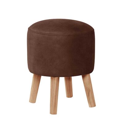 Pouf Latam Home Nantes Cuero Kentucky Café Moro