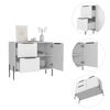 Buffet TuHome White Collection 2 Cajones Blanco