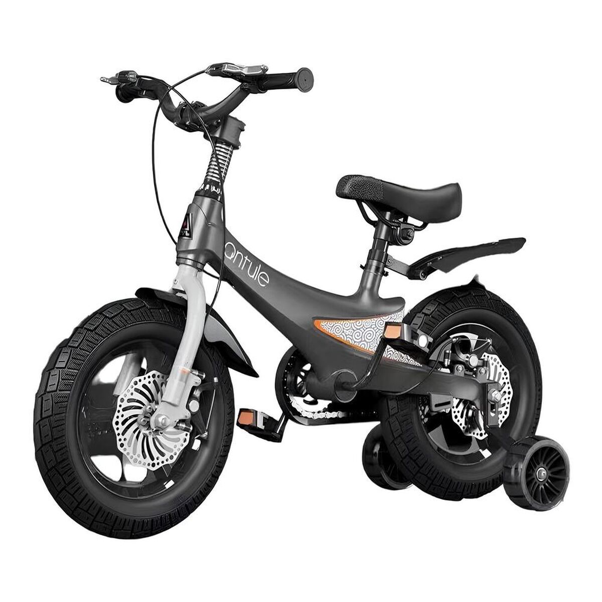 Bicicleta Infantil 5-8 Años Niño Aro 16 Lubabycas Gris