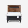 Cama Europea Rosen 1,5 Plazas New Style 6 + Respaldo Ferrera
