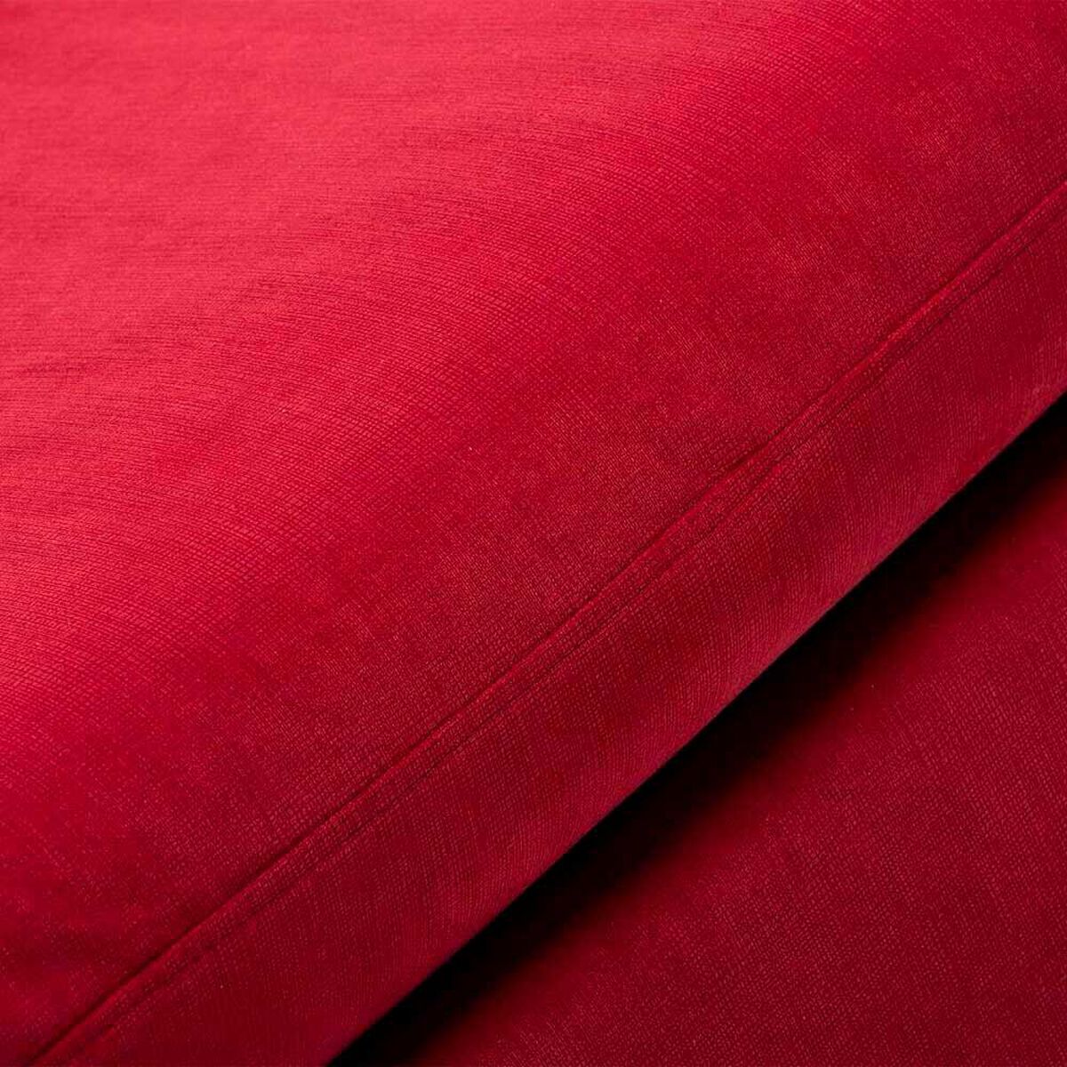 Sof&aacute; Kea Retro Felpa 3 Cuerpos Rojo