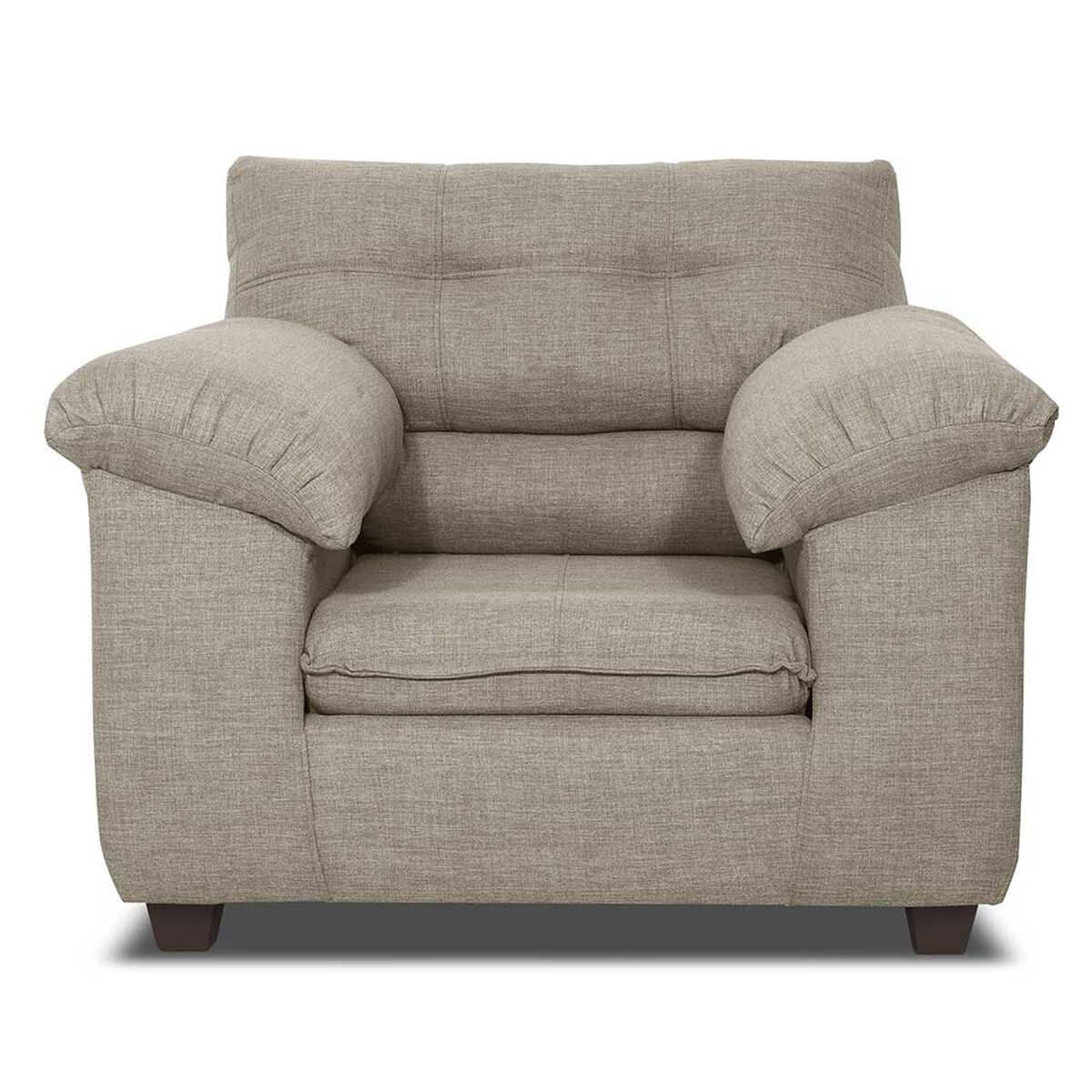 Juego de Living Innovamuebles Liverpool Córdoba Sofá 2 Cuerpos + Dos Butacas 1 Cuerpo Beige