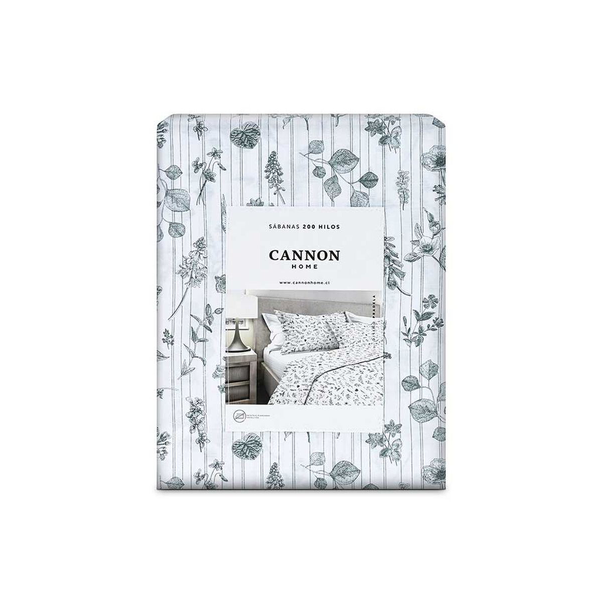 Juego de S&aacute;banas Cannon King Pradela 200 Hilos Blanco