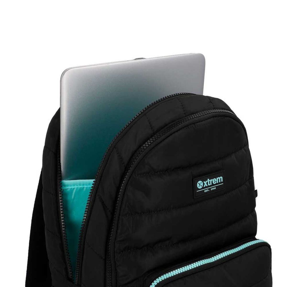 Mochila Notebook Xtrem Hamilton 6XT Negro/Verde Agua 14"