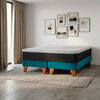 Cama Europea Latam Home 2 Plazas New Top BD Azul Petr&oacute;leo