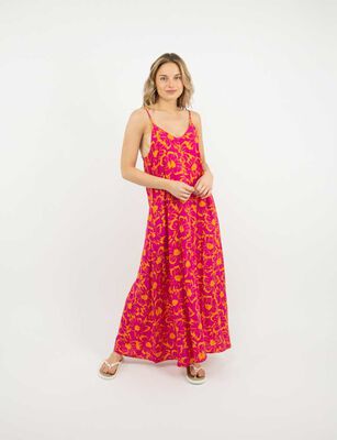 Imagen 1 del producto Vestido Maxi Sin Mangas Mujer Icono Print-2