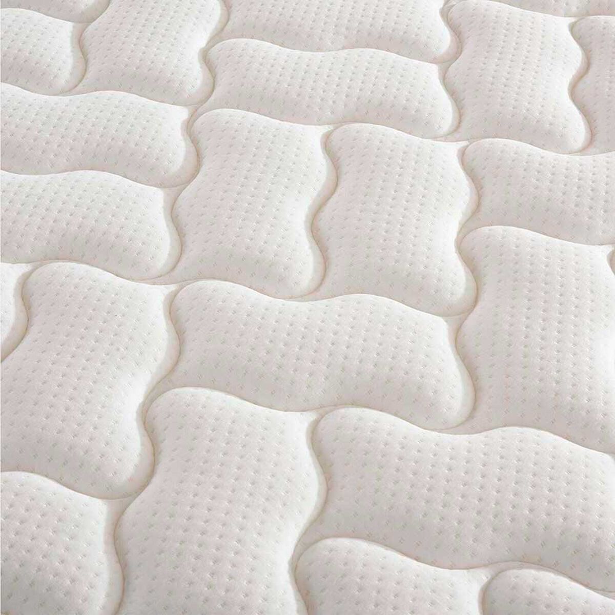 Cama Europea CIC 1,5 Plazas Anatomic + Respaldo +  Velador New Villarrica