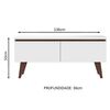 Rack TV Vekkahome Le Mans Hasta 55" Blanco