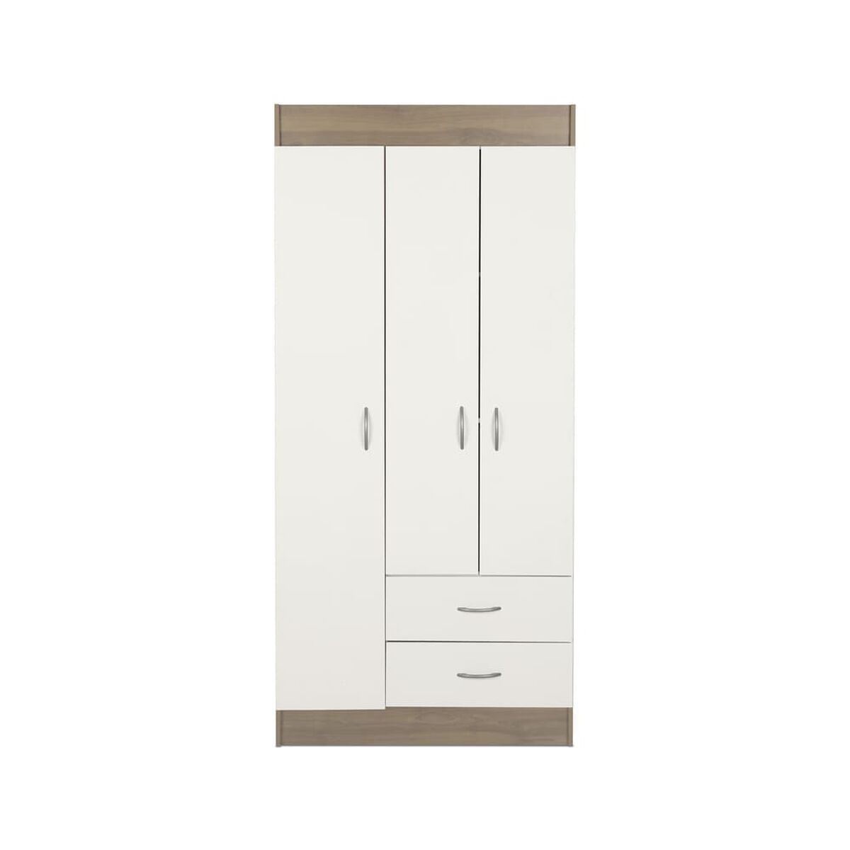 Closet Stanford 3 Puertas 2 Cajones Bicolor