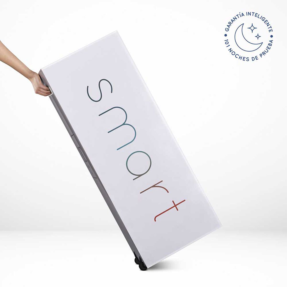 Cama Europea CIC Base Dividida King Smart + Respaldo Dublin Olivo