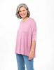 Polera Holgada Manga 3/4 Cuello Redondo Mujer Portman Club