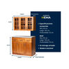 Mueble de Cocina Muebles Hema Berl&iacute;n 6 Puertas 3 Cajones Nogal
