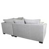 Seccional Izquierdo Muebles MPR Bruselas 5 Cuerpos Gris