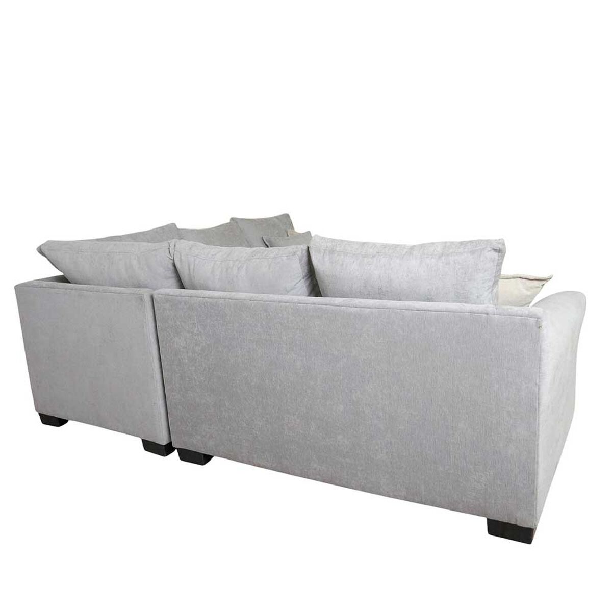 Seccional Izquierdo Muebles MPR Bruselas 5 Cuerpos Gris