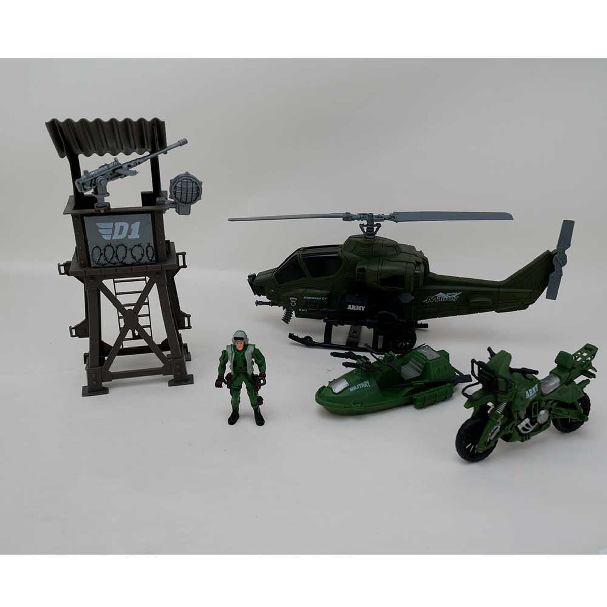 Set Militar Hélicoptero Happy Valley
